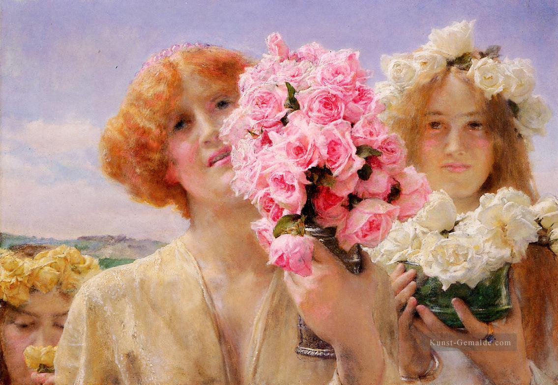 Sommerangebot romantischer Sir Lawrence Alma Tadema Ölgemälde